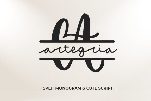 Artegria Duo: The Perfect Blend of Script and Monogram for Creative Designs