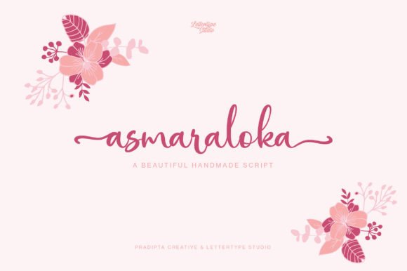 Asmaraloka: A Feminine Handmade Script for Creative Projects