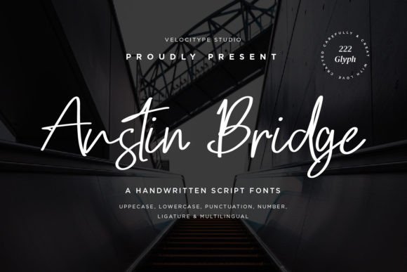 Austin Bridge - Modern Script Font for Creative Projects