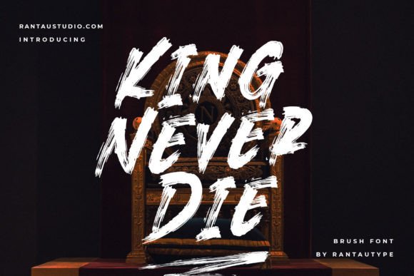 Discover KingNeverDie: A Modern Font for Creative Design Projects