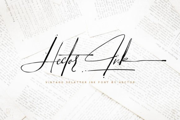 Hector Ink: A Modern Feminine Script Font for Creative Expression