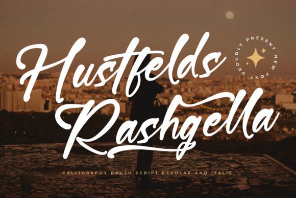 Hustfelds Rashgella - Calligraphy Brush Script