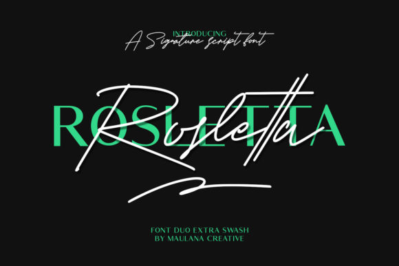 Introducing Rosletta: A Font That Merges Elegance and Boldness in Design