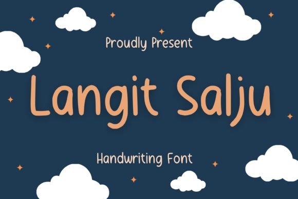 Langit Salju: A Handwritten Font with Natural Charm for Creative Projects