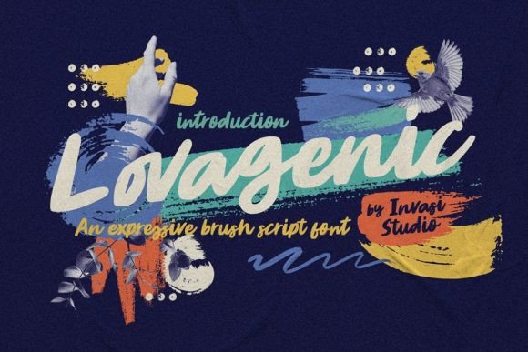 Lovagenic: A Handmade Script Font for Expressive Design