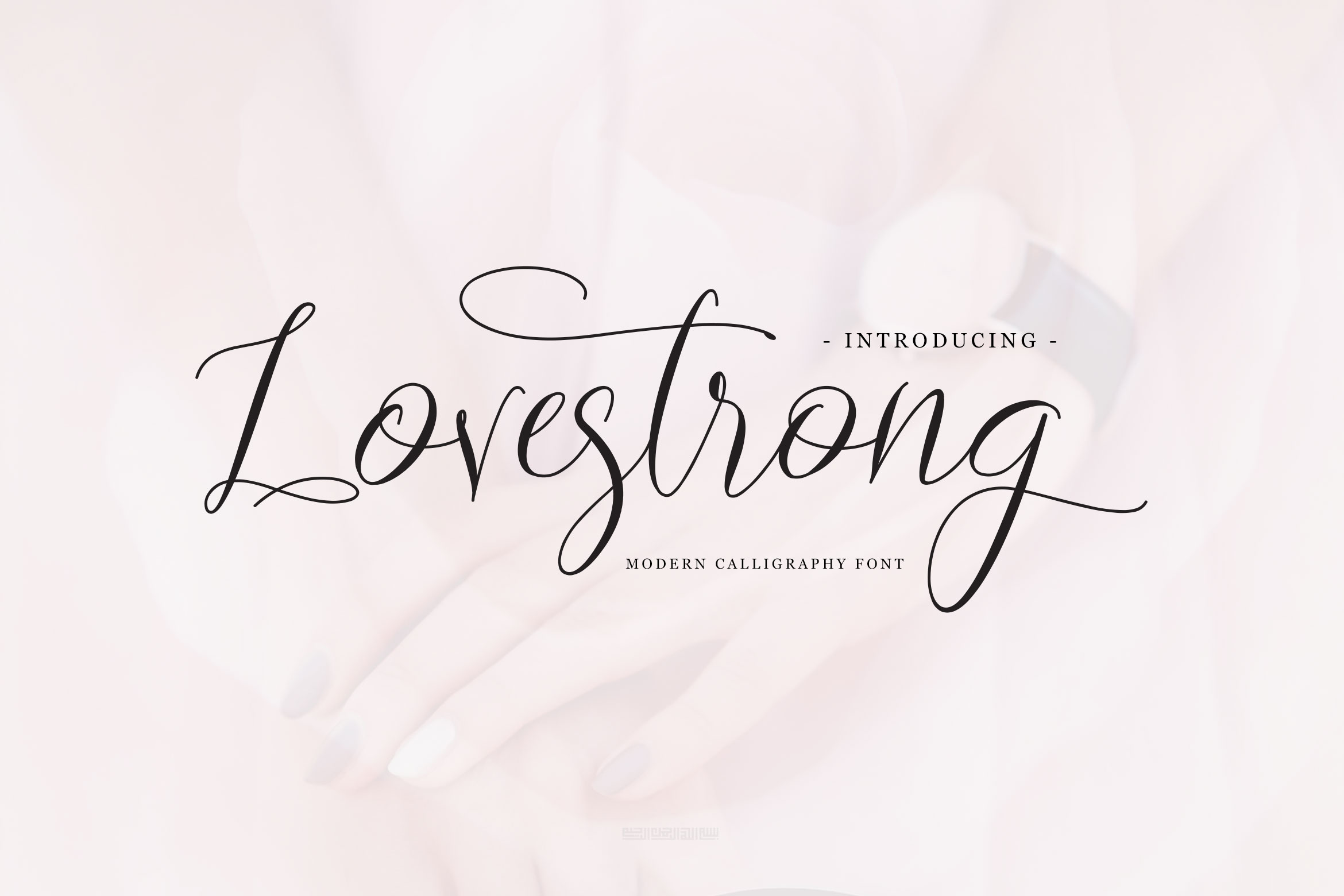 Lovestrong: A Beautiful Calligraphy Font for Romantic and Invitational Projects