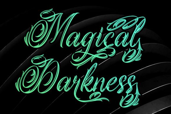 Magical Darkness: A Gothic Font for Enchanting Designs