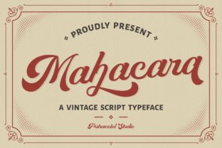 Mahacara: A Vintage Script Font for Nostalgic Designs