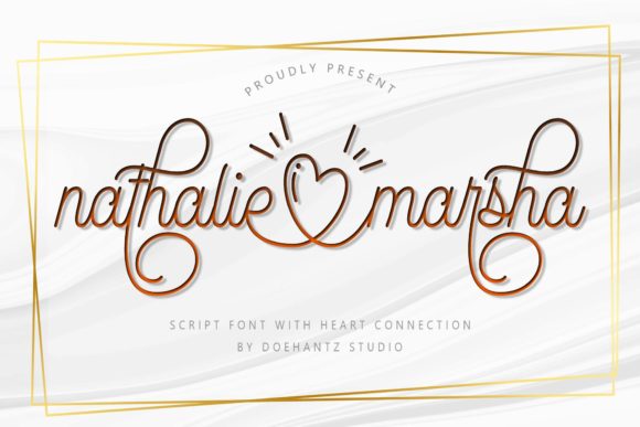 Nathalie Marsha: A Font That Merges Timeless Elegance with Modern Creativity