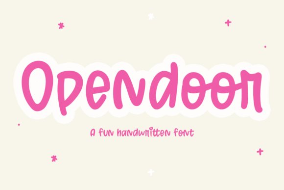 Opendoor Font: A Whimsical Choice for Creative Designs