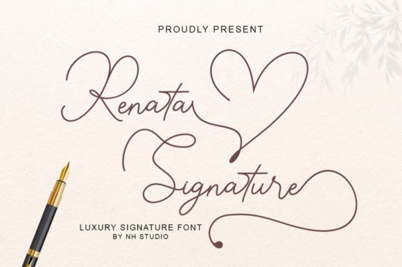 Renata Signature: A Font That Captures Timeless Elegance
