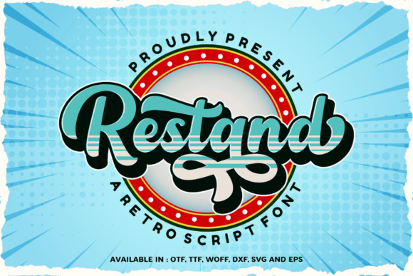 Restand: A Bold Retro Script Font That Elevates Modern Design