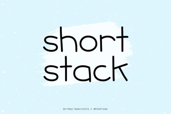 Short Stack Font for Joyful Designs