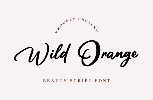 Wild Orange: A Versatile Script Font for Modern Creativity